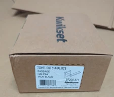 Kwikset Halifax Passage Door Lever Matte Black 97200-871