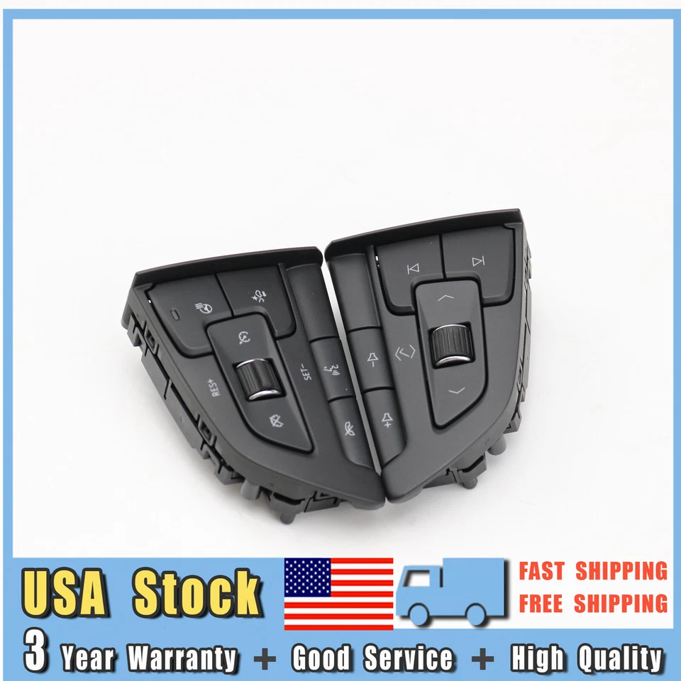 Fits Cadillac XT4  86522937 1 Pair steering wheel switch heating function USA Foto 2 de 4