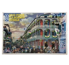 FX Schmid 3000 Piece Jigsaw Puzzle Royal Street, New Orleans.  #98619 New Sealed