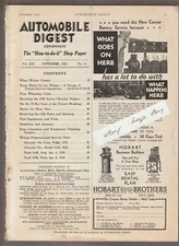 Vintage 1931 HOBART COVAR Battery CHARGER Magazin AD~Brothers/Troy, OH~SMOOTH-ON