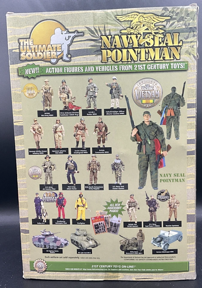 2002 The Ultimate Soldier NAVY SEAL POINTMAN VIETNAM 21st CENTURY #CP33621 NEW - Image 2 of 4