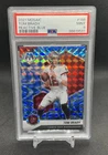Tom Brady 2021 Panini Mosaic Reactive Blue Prizm PSA 9 Buccaneers