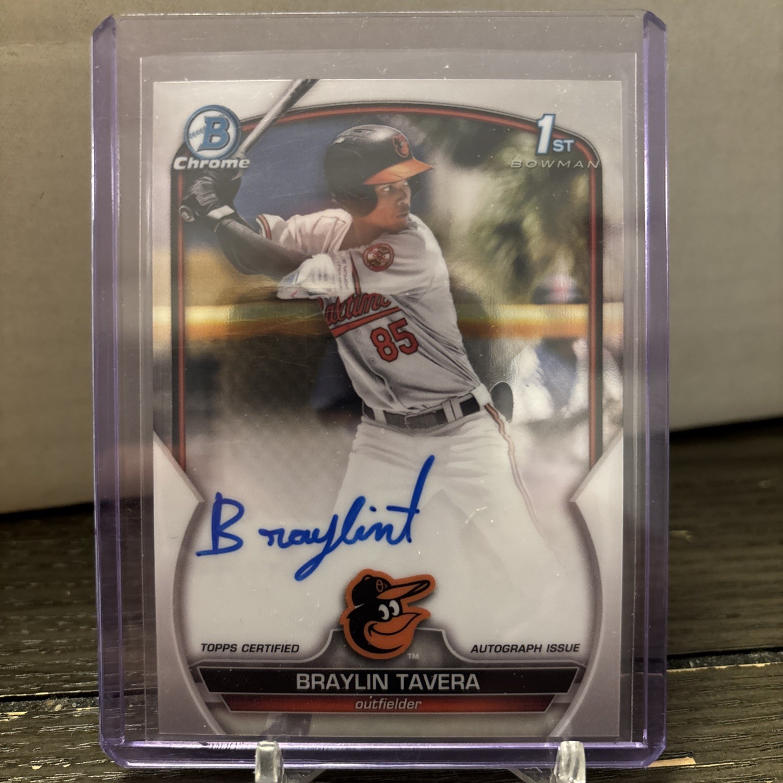 2023 Bowman - Chrome Prospect Autographs #CPA-BT Braylin Tavera (AU, RC)