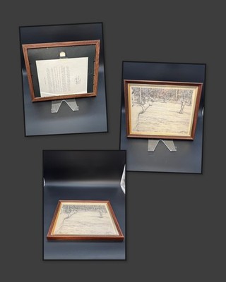Wendell Williamson Lithograph of William G Williamson 'A Matter of Honor' Framed