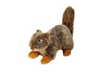 Fluff  Tuff Nuts Squirrel Plush Toy - Soft, Cuddly  Durable, Pet  Kid Friendl
