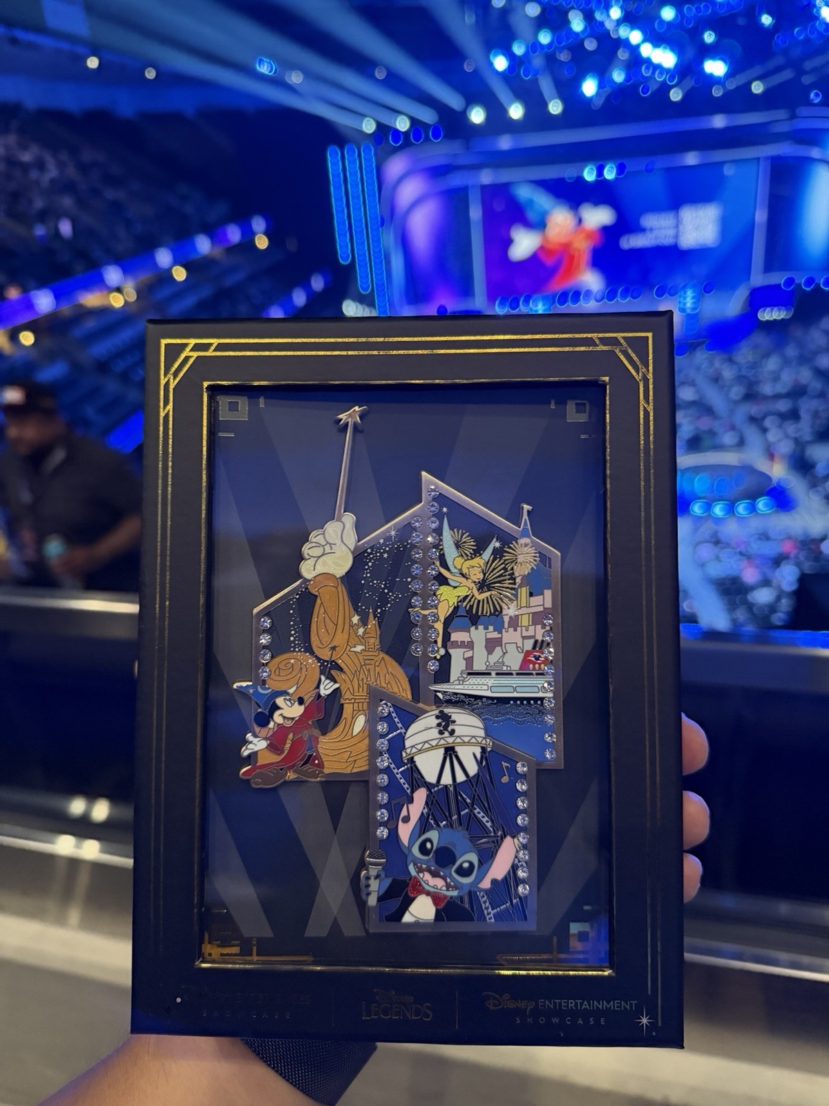 D23 Honda Center Pin Set Disney Experiences, Entertainment Showcase And Legends