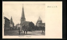 Ansichtskarte Essen a. d. R., Burgstrasse und...