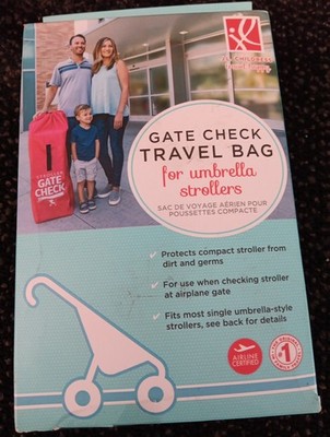 DELUXE GATE CHECK TRAVEL BAG FOR UMBRELLA STROLLERS NIB Free Shipping M123