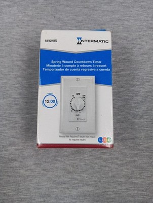 Intermatic SW30MK - 20 AMP Indoor Spring Wound Timer - White