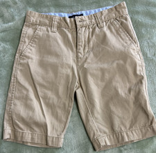 NAUTICA Boys KHAKI Tan 25" Waist SIZE 10 Straight Fit School SHORTS 16.5"L