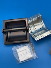 Arista Bath Products Recessed Toilet Paper Holder, Oil Rubbed - 100 for Charity