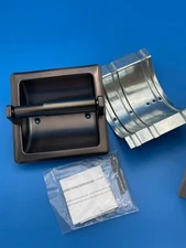 Arista Bath Products Recessed Toilet Paper Holder, Oil Rubbed - 100% for Charity