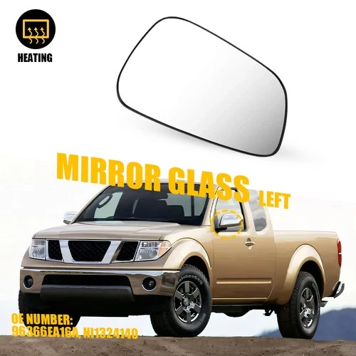 Heated Side View Mirror Glass Left Driver Side For Nissan Frontier 2005-2023