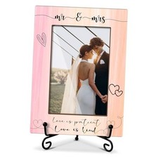 Wedding Picture Frame, Mr and Mrs Gifts Photo Frame, Couple Gifts Mr  Mrs -B