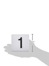 Winco TBN-25 1-25 Plastic Table Numbers