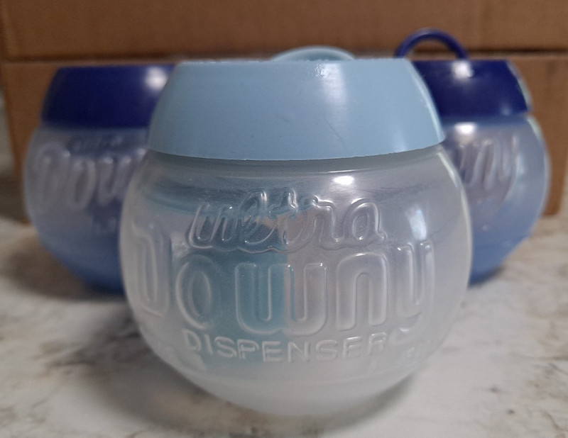 Ultra Downy Ball Liquid Fabric Softener Dispenser, Lot of 3, untested