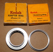 Aparat Kodak 1 1/4" 31,5 mm wsuwana seria VI (6) i pierścień mocujący