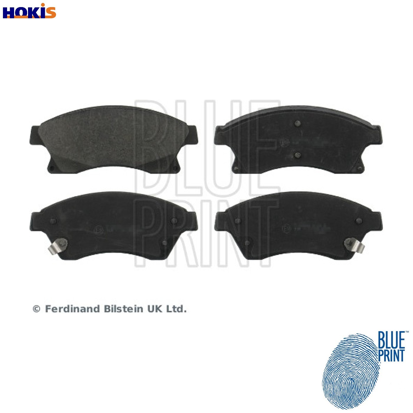 Brake Pads Set fits VAUXHALL ASTRA J 1.6D Front 13 to 15 B16DTL Blue Print New - Image 29