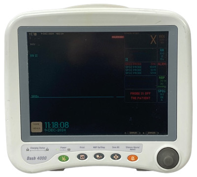 GE DASH-4000 COLOR MULTI-PARAMETER PATIENT MONITOR @