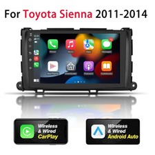9" Carplay For Toyota Sienna 2011-2014 Android 15 Car Stereo Radio GPS WIFI 64GB