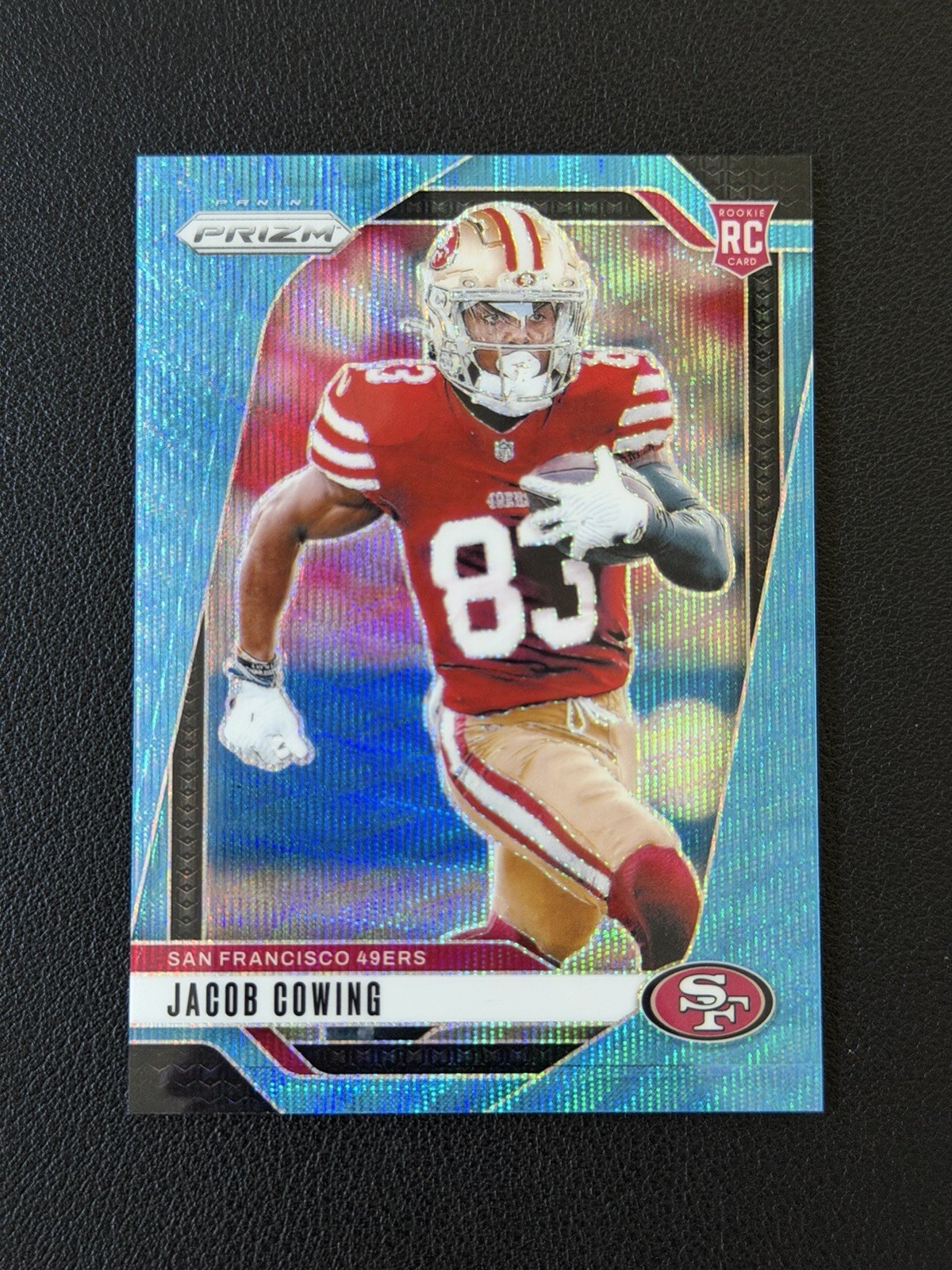 Jacob Cowing (RC) 2024 Panini Prizm #335 Blue Wave /230