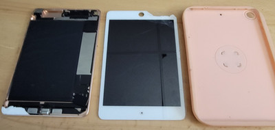 IPAD MINI A2133 APPLE TABLET 64GB FOR PARTS/REPAIR ROSE GOLD BUNDLE