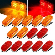 Luces LED De Marcado Lateral Rectangulares Para Camion Y Remolque Juego 14
