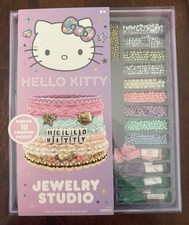 Hello Kitty Jewelry Studio Kids DIY Bracelet Bead Kit Ages 8