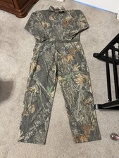 Vintage 90s Scentlok Hunting Camo Coveralls Size XL Scent Blocking Mossy Oak