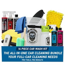 Mr. Detroit - 14pc Ultimate Car Care Kit-interior Exterior Detailing Supplies