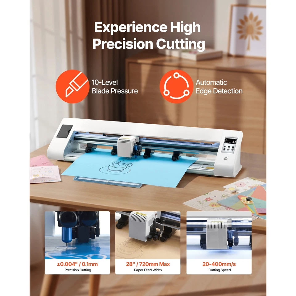 Uimoso Vinyl Cutting Machine with Auto Edge Detection and Dual Blade Options - image 2 of 4