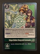 Einzigartiges Emblem: Honycomb Commander P-230 P - Box Topper - Digimon TCG