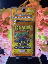 Marvel Trading Cards Genio Cards 9 Card Pack Unopened Sealed