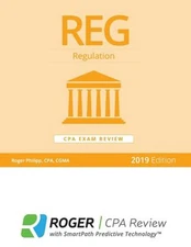 REG 2019 Edition Textbook Paperback Roger CPA Review