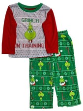 The Grinch That Stole Boys In Training Holiday Pajamas Pants Set 10