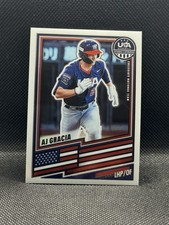2026 Panini Stars & Stripes #147 AJ Gracia Collegiate National Team USA Baseball