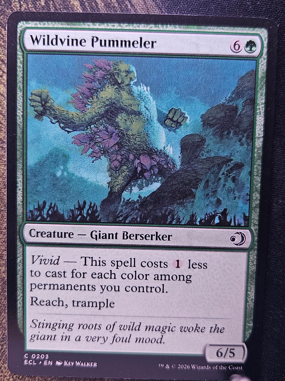 Wildvine Pummeler 203 Common Lorwyn Eclipsed Magic: The Gathering Near Mint