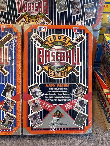 1992 Upper Deck Baseball Boxes (2) 1st Series & High Series SEALED NICE - Picture 3 of 10