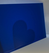 Acrylic Plexiglass Plastic Sheet- 1/8" 3mm thick- Blue Translucent-Choose Size