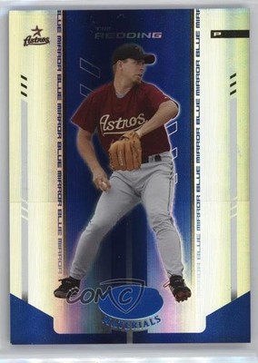 2004 Leaf Certified Materials Blue Mirror 5/50 Tim Redding #193 m5u