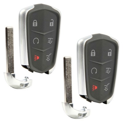 2 For 2015 2016 2017 2018 2019 2020 Cadillac Escalade Smart Prox Remote Key Fob