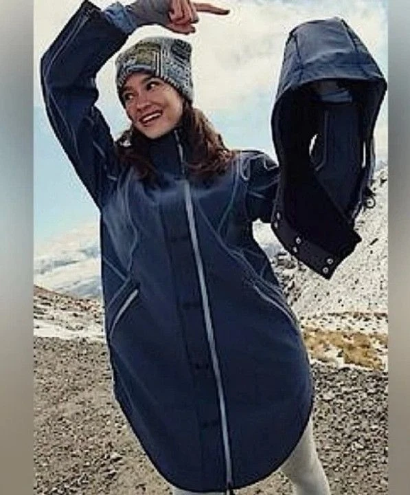 Free People Moon Magic Reflective Rain Parka Raincoat Waterproof Size M NWT
Opens in a new window or