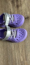 Stride Rite SRTech Kids Athletic Sneakers Purple/Silver Hook Loop Size 7