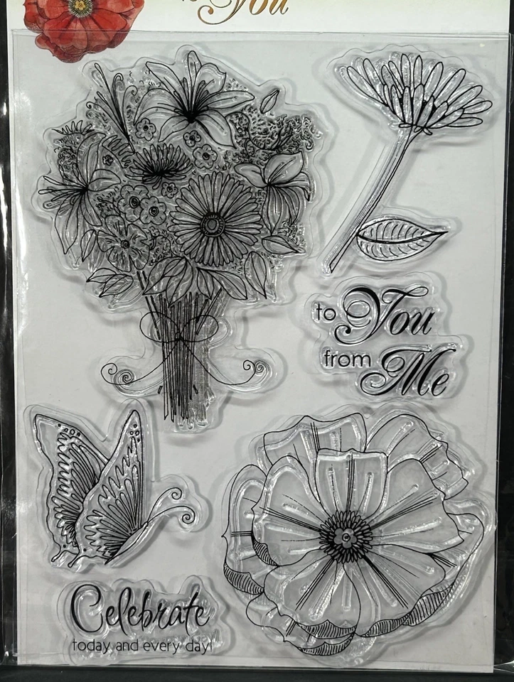 全新 Penny Black To You 透明邮票套装 6 张邮票 — 第 2/2 张图片