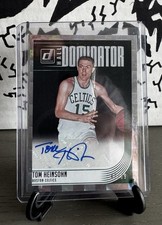 Panini 2018-19 Donruss Hall Dominator Tom Heinsohn Auto #HD-THS /99 Celtics NBA