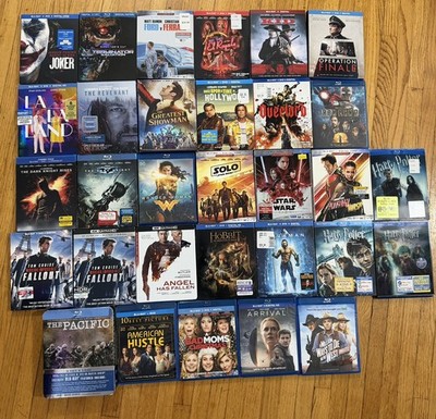 Blu-ray Lot 30 Movies 4k ,Star Wars, Harry Potter, Dark Night, The Joker, & more