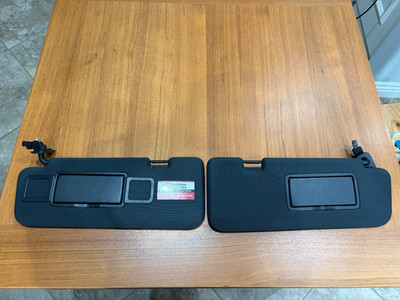 2024 ALFA ROMEO TONALE RIGHT / LEFT PASSENGER SIDE SUN VISOR BLACK OEM 2022-2026