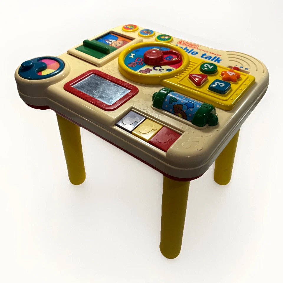 Vtech Little Smart Table Talk Education Electronic Learning Activity Vintage - Image 3 of 4