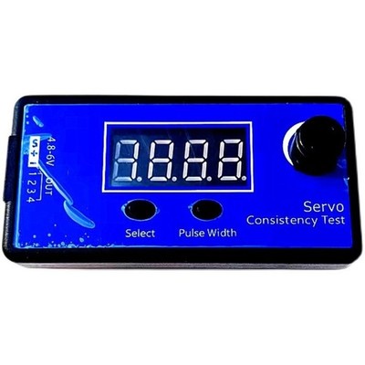 Motor ESC Tester with Manual Knob Control and Automatic Centering Mode