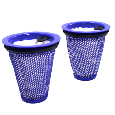 (Set of 2) WASHABLE RINSEABLE PRE FILTER for Dyson CY23 # 967371-01 Blue